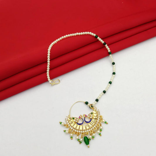 Two Face Peacock Nathni