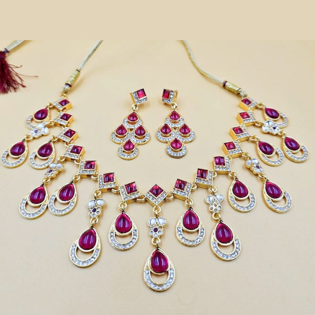 Cocktail Necklace & Earring